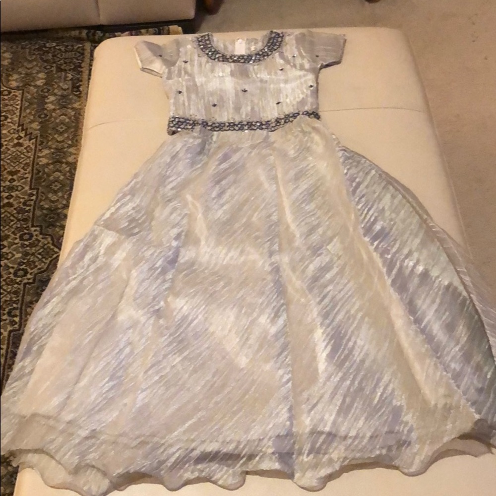 Indian Three piece outfit -little girls with scarf